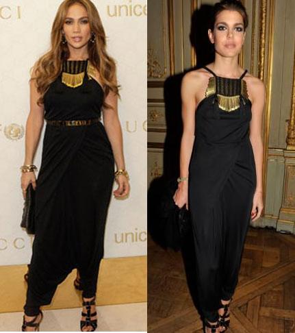 Abito Gucci: Jennifer Lopez o Charlotte Casiraghi?