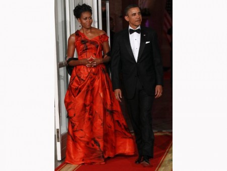 Michelle Obama sceglie la moda di Alexander McQueen