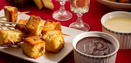 Ricette golose: panettone con doppia fonduta