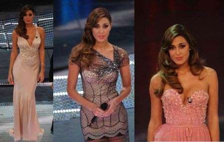Belen a Sanremo: gli abiti Dior della finale