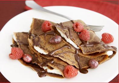 Ricette San Valentino: crepes alla nutella