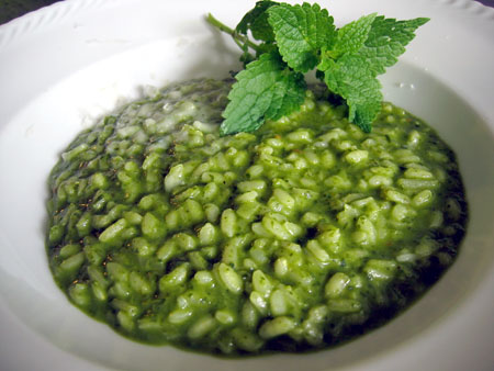 Ricette light: risotto verde