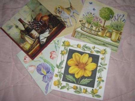 tovaglioli decoupage