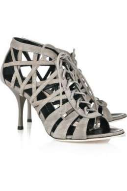 Scarpe Giuseppe Zanotti: Caged Suede Sandals