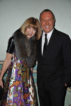 Anna Wintour in Balenciaga alla cena per i 30 anni di Michael Kors