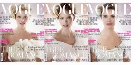 Vogue UK: numero dedicato al matrimonio per le nozze di Kate Middleton