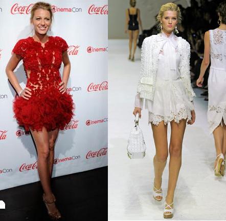 Blake Lively: Dolce & Gabbana e Marchesa