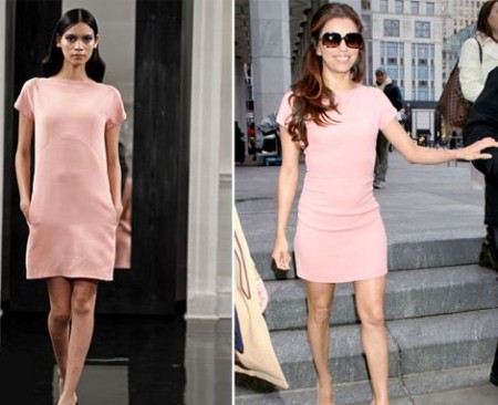 Eva Longoria veste la primavera di Victoria Beckham