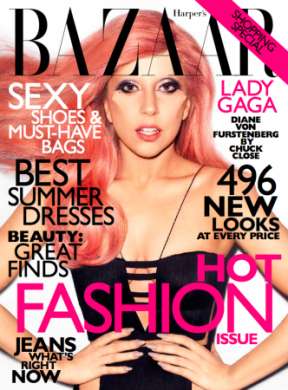 Lady Gaga regina di Harper’s Bazaar di maggio