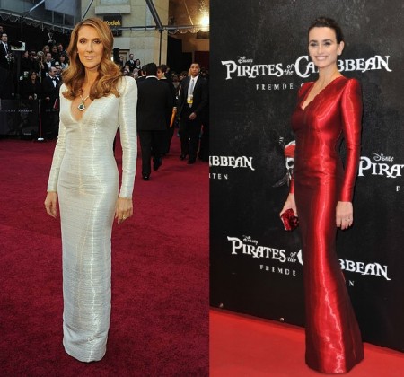 Abito Armani Privé: Penelope Cruz o Celine Dion?