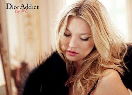 Kate Moss per Dior Addict lipstick, le foto dell’adv