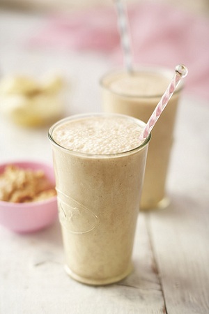 Ricette per bambini: frappè con banane e gelato