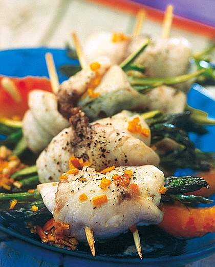 Ricette light: pesce persico con uvetta
