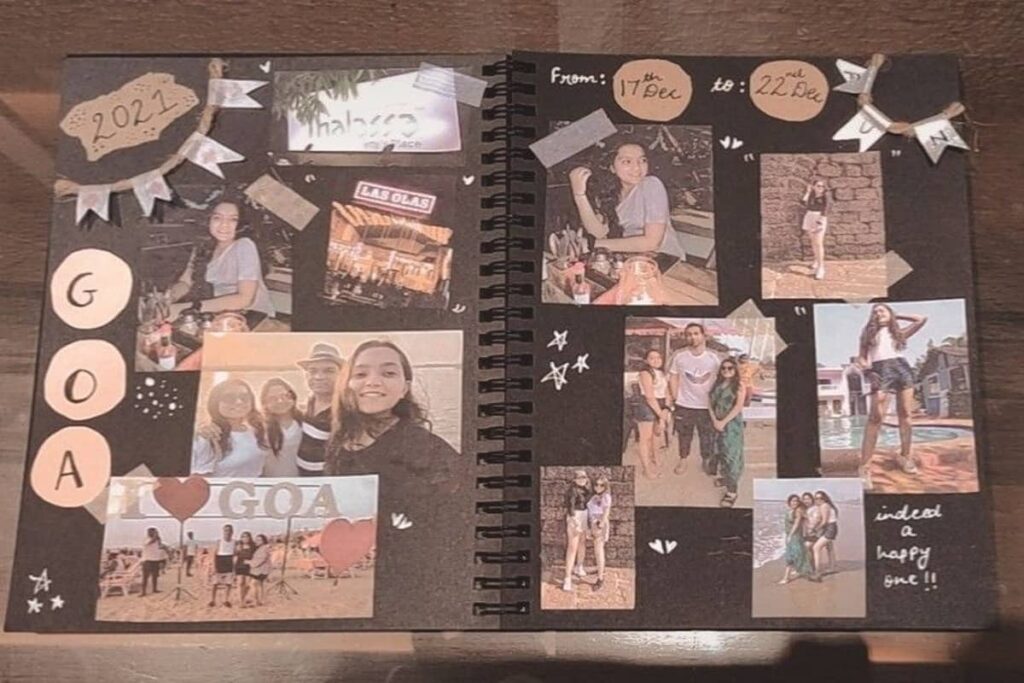 Scrapbooking album fotografico