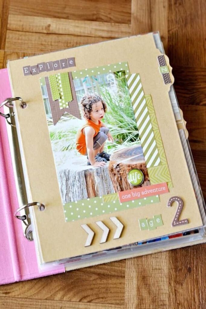 Scrapbooking nastro adesivo colorato