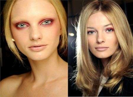 Trucco Smokey Rosso