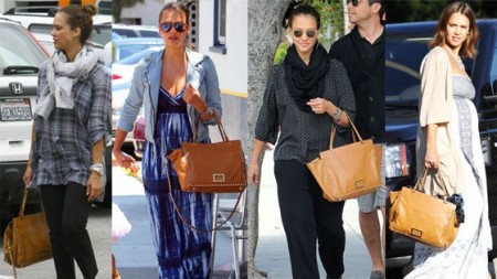 Jessica Alba adora la sua Valentino ‘Rockstud’ Bag