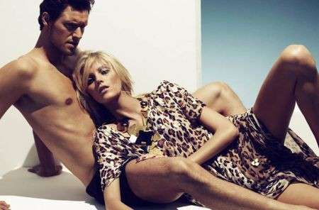 Anja Rubik e Sasha Knezevic, belli e innamorati su Vogue Germania