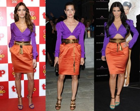 Gucci conquista le star con l’arancio e il viola del suo outfit estivo