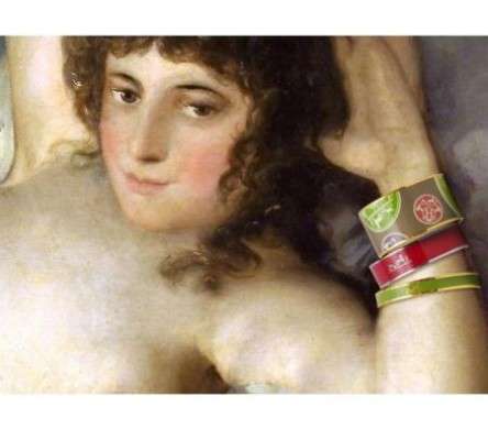 Le donne dei dipinti più famosi “posano” con bracciali Hermès