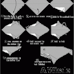 origami balena.istruzioni
