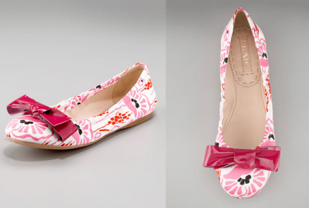 prada ballerine fiorellini