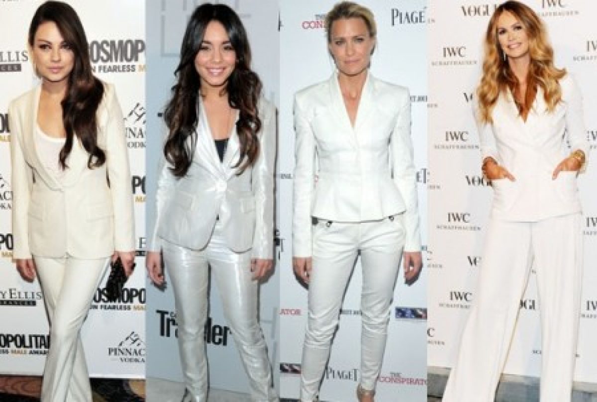 Tendenze moda: il tailleur bianco con i pantaloni | Pourfemme