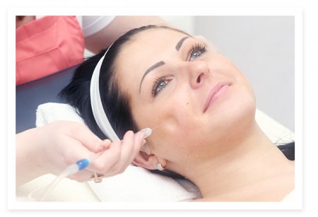 viso con manipolo jet peel