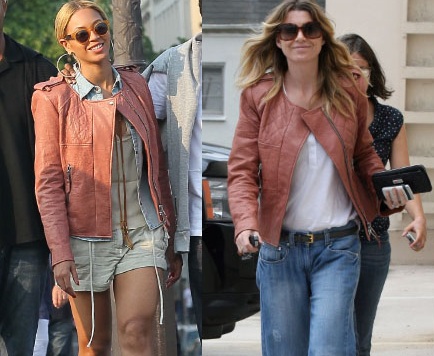 La giacca di Isabel Marant sta meglio a Beyonce Knowles o a Ellen Pompeo?