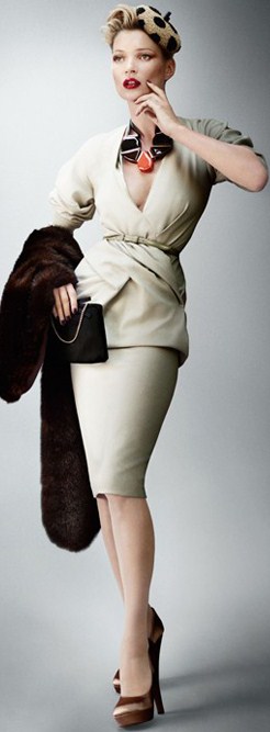 Scarpe Donna Karan per Kate Moss, un look elegante e ricercato
