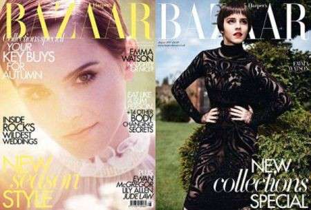 La versatilità dei capelli corti interpretata da Emma Watson su Harper’s Bazaar
