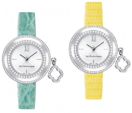 Eleganza minimal per l’orologio con charms di Van Cleef & Arpels