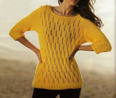 pullover solare maglia