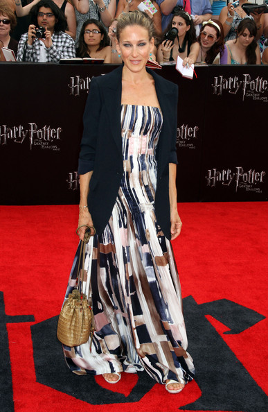 Sarah Jessica Parker elegante in un abito Oscar De La Renta alla premiere di Harry Potter