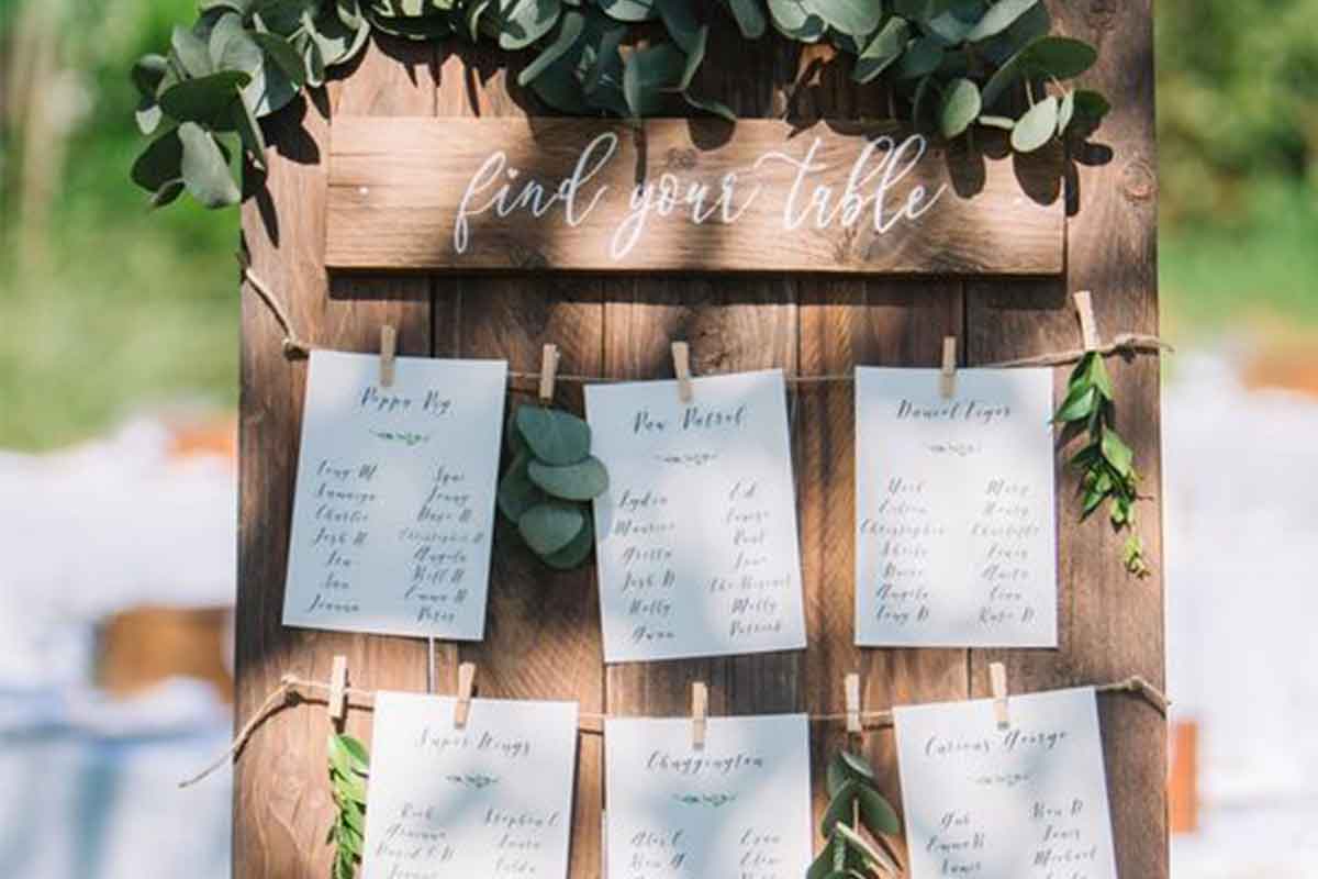 Tableau di matrimonio: tante idee fai da te per realizzare quello perfetto