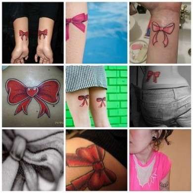 Tante Idee Tatuaggi Fiocco