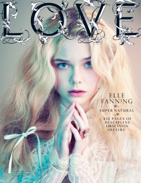 Elle Fanning è la cover girl di Love Magazine insieme ad altre giovani colleghe!
