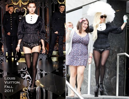 Lady GaGa in Louis Vuitton