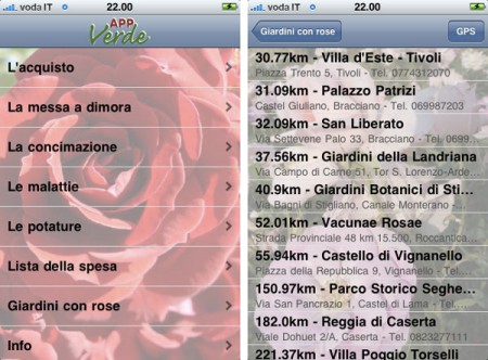 L’iPhone si dà al giardinaggio: APPverde l’app per imparare a coltivare le rose