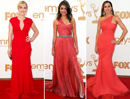 Belle in rosso! Agli Emmy Awards è un trionfo di porpora e magenta, ad iniziare da Kate Winslet