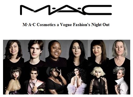 Per la Vogue Fashion’s night out di Roma, appuntamento da MAC con un trucco personalizzato!