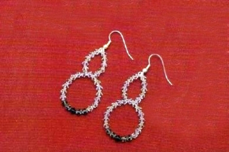 Orecchini in perline swarovski