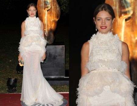 Natalia Vodianova bellissima con un abito Givenchy Couture