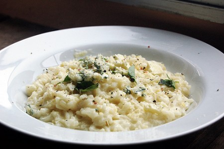 Risotto con il gorgonzola, goloso e veloce