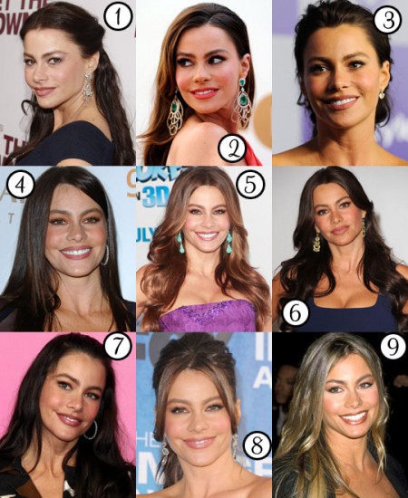 Le migliori acconciature di Sofia Vergara: come la preferite?