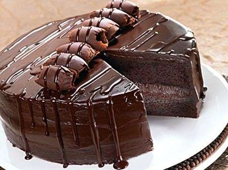 torta glassa al cioccolato