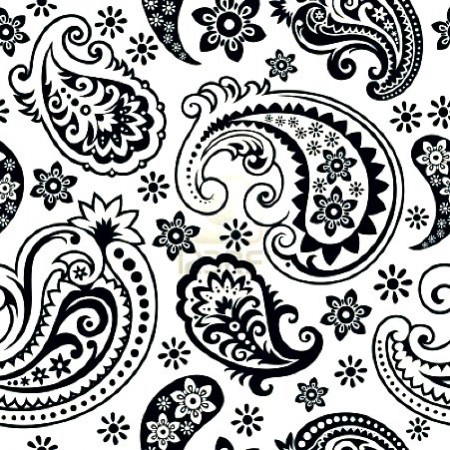 Decorazioni cachemir vetro