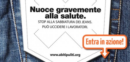 La campagna abiti puliti contro la sabbiatura dei jeans, il Made in Italy fatica ad adeguarsi!