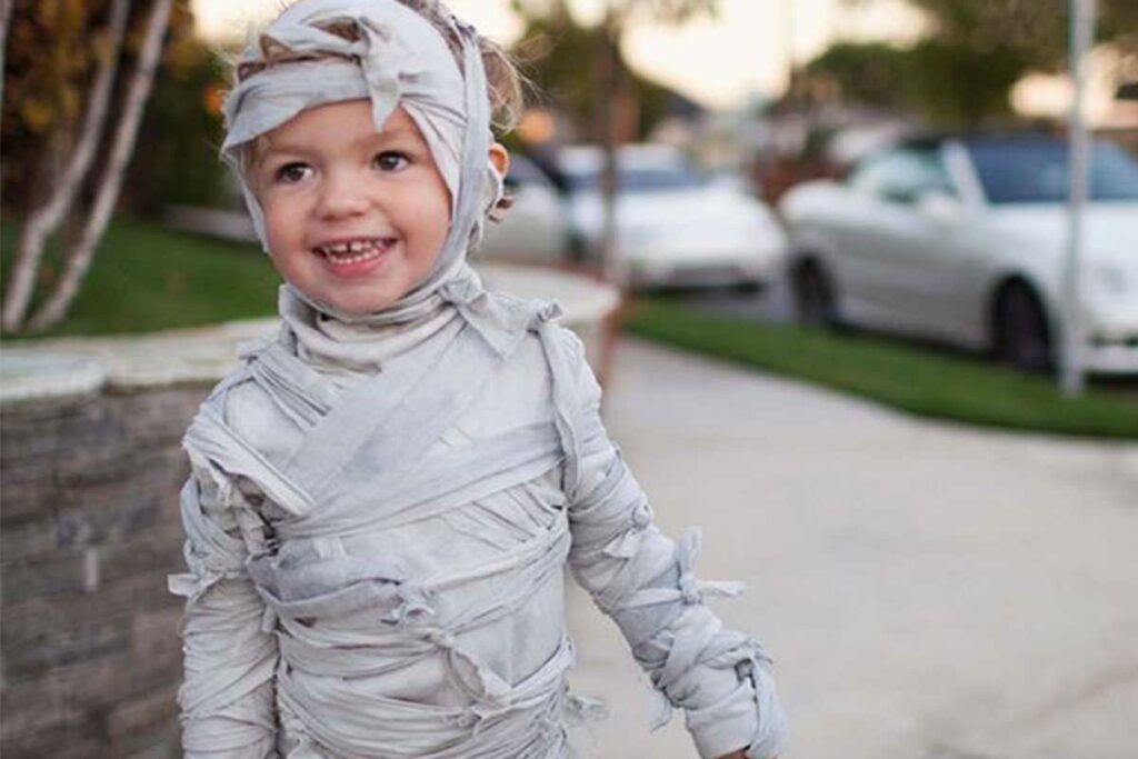 Costume Scheletro Luminescente Per Bambini - Completo Di Body, Cappuccio E Guanti Per Halloween