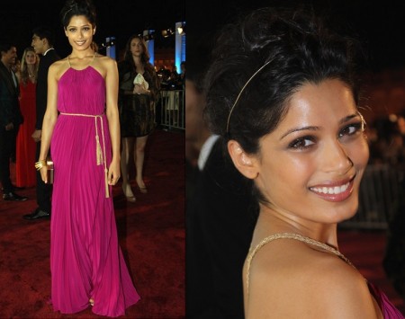 Freida Pinto è una bellissima Ferragamo girl!